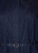 Denimkjole med b&aelig;lte og 3/4-&aelig;rmer, Bl&aring;, Packshot image number 2