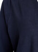 Lang, &aring;ben cardigan med lommer, Bl&aring;, Packshot image number 3