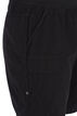 L&oslash;se shorts i bomuld med lommer, Sort, Packshot image number 2