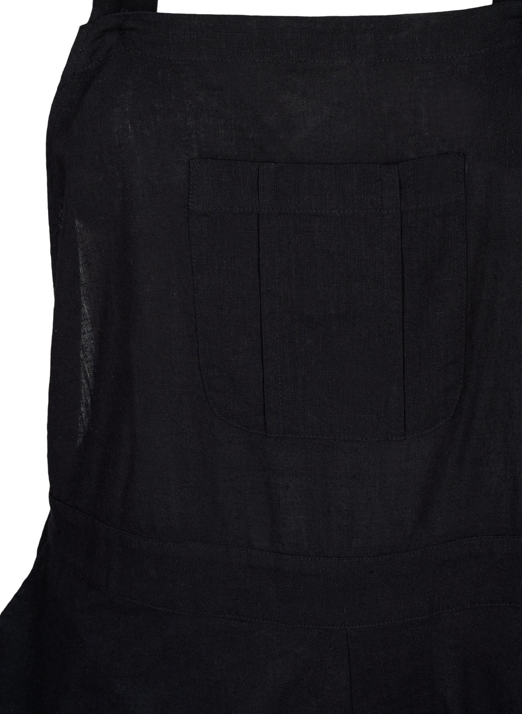 Zizzi Overalls i h&oslash;rmix, Black, Packshot image number 2