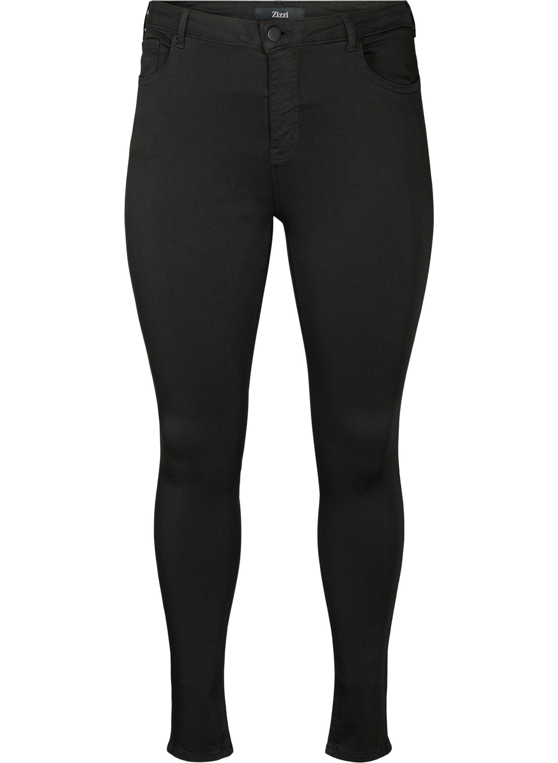 Stay black Amy jeans med h&oslash;j talje