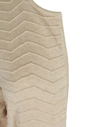 Lang strik cardigan med mønster, Nomad as sample, Packshot image number 2