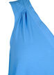 &AElig;rmel&oslash;s top med rynkedetaljer, Bl&aring;, Packshot image number 3