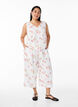 Culottebukser med print, Hvid, Model image number 0