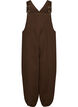 Overalls med balloneffekt og justerbare seler, Brun, Packshot image number 0