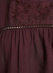 Bluse med broderi og hulm&oslash;nsterb&aring;nd, M&oslash;rk Bordeaux, Packshot image number 2