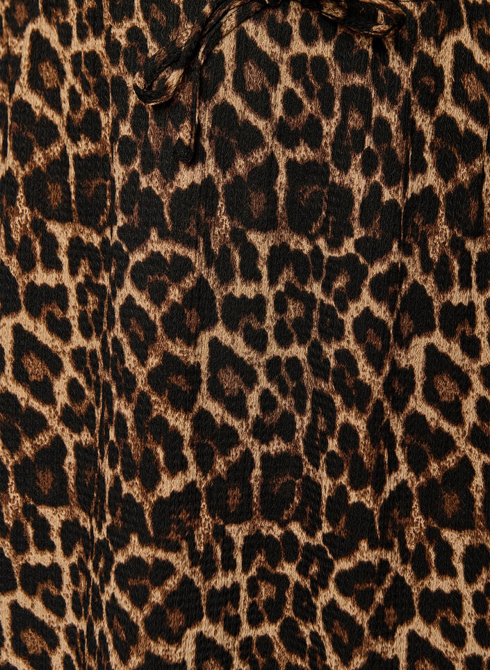 Lang nederdel med bindeb&aring;nd og fl&aelig;sekant, Sort, Packshot image number 2