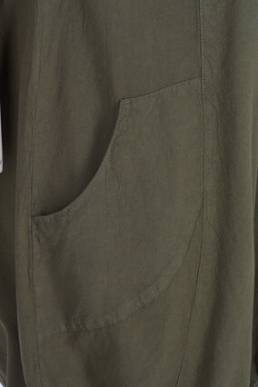 Kjole med lommer, Ivy green, Packshot image number 2