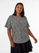 V&aelig;vet bluse med knapdetalje, Vanilla, Model image number 0