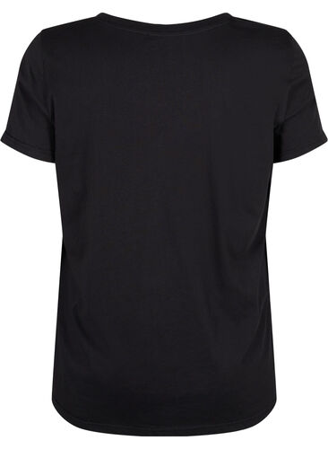 Trænings t-shirt med print, Black w. Be Original, Packshot image number 1