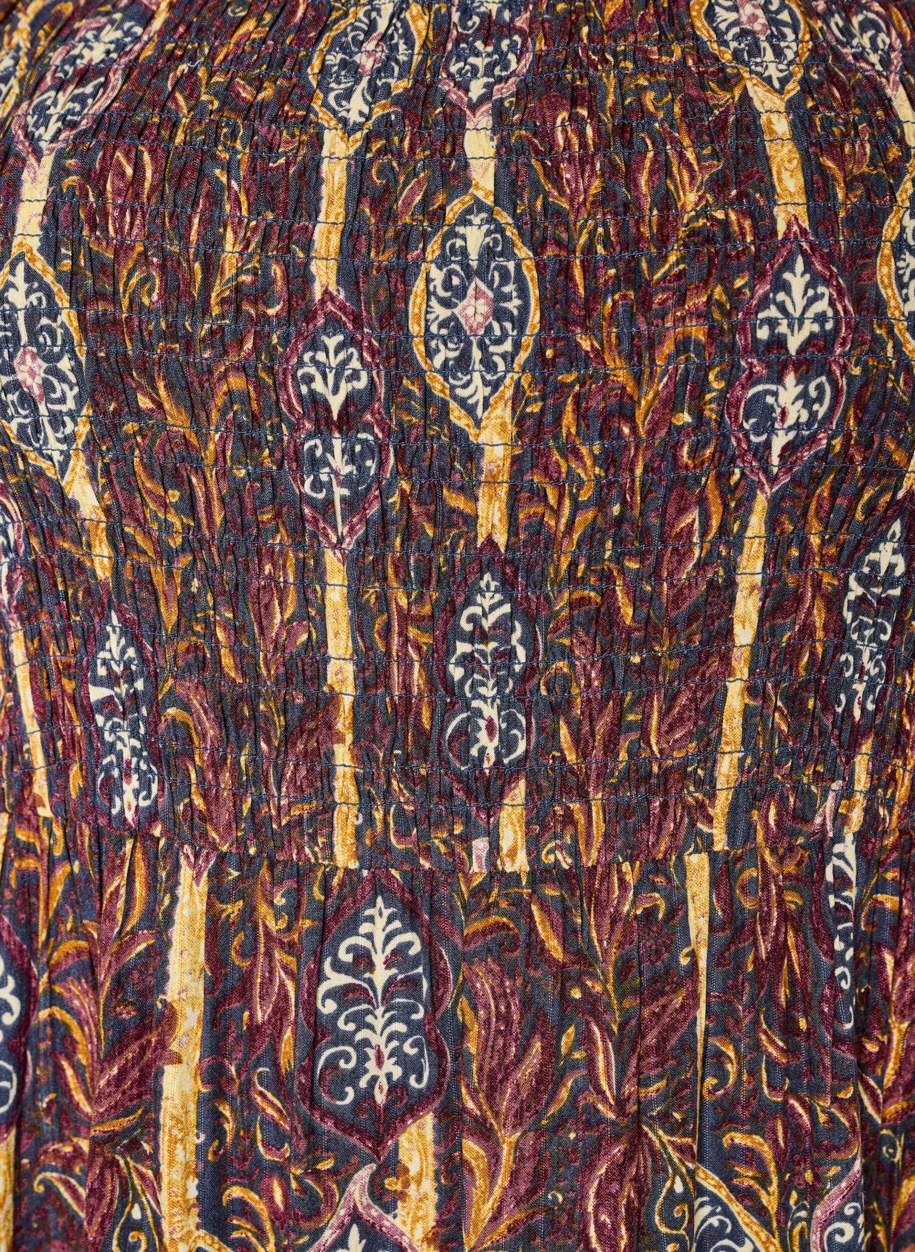 ZizziSommerkjole i viskose med paisleyprint, Lilla, Packshot image number 2