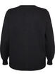 Cardigan med 2-vejslynl&aring;s, Sort, Packshot image number 1