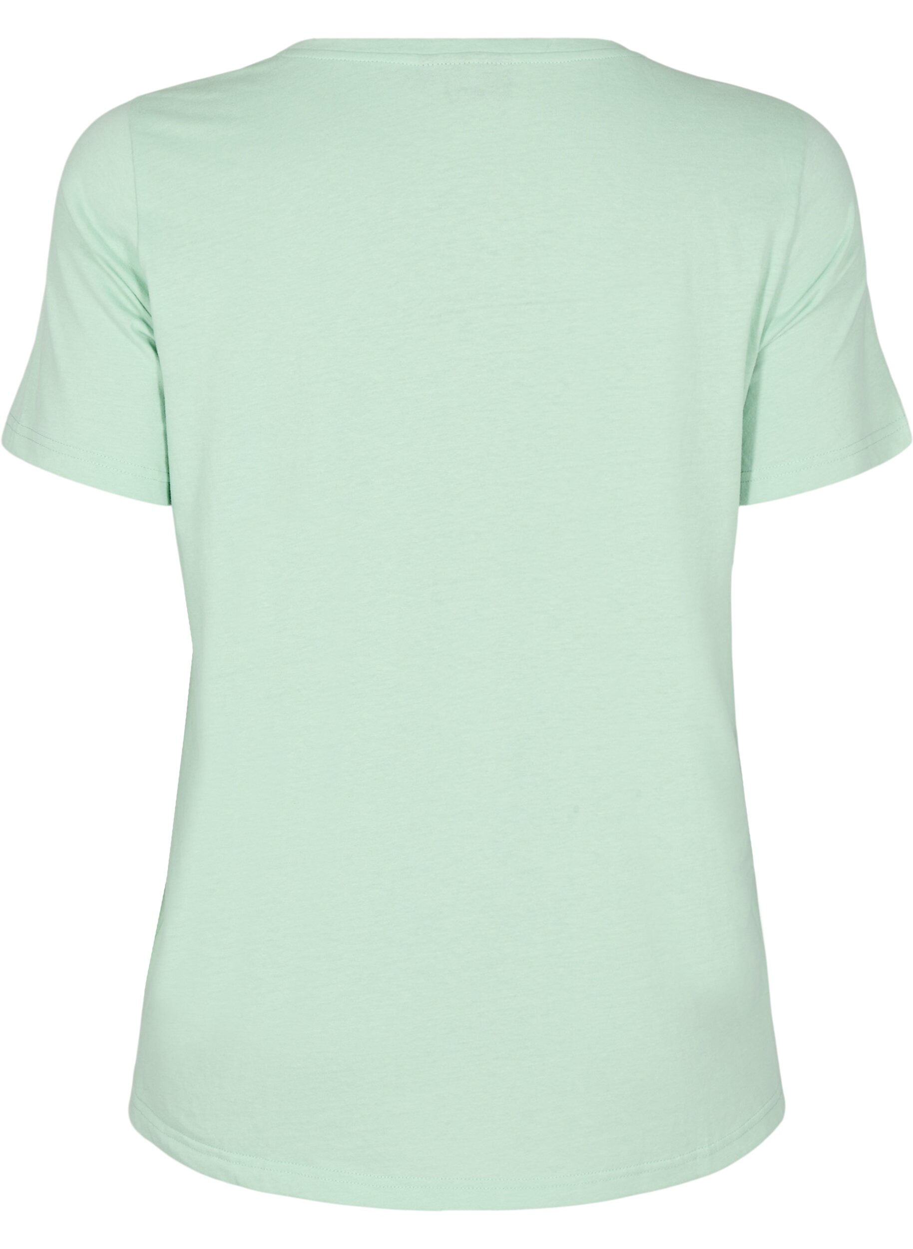 Zizzi FLASH - T-shirt med motiv, Gr&aring;, Packshot image number 1