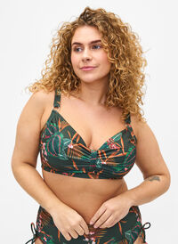 Bikini bh med bøjle og print, Boheme Palm AOP, Model