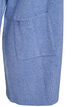 Meleret strik cardigan med lommer, Bl&aring;, Packshot image number 3