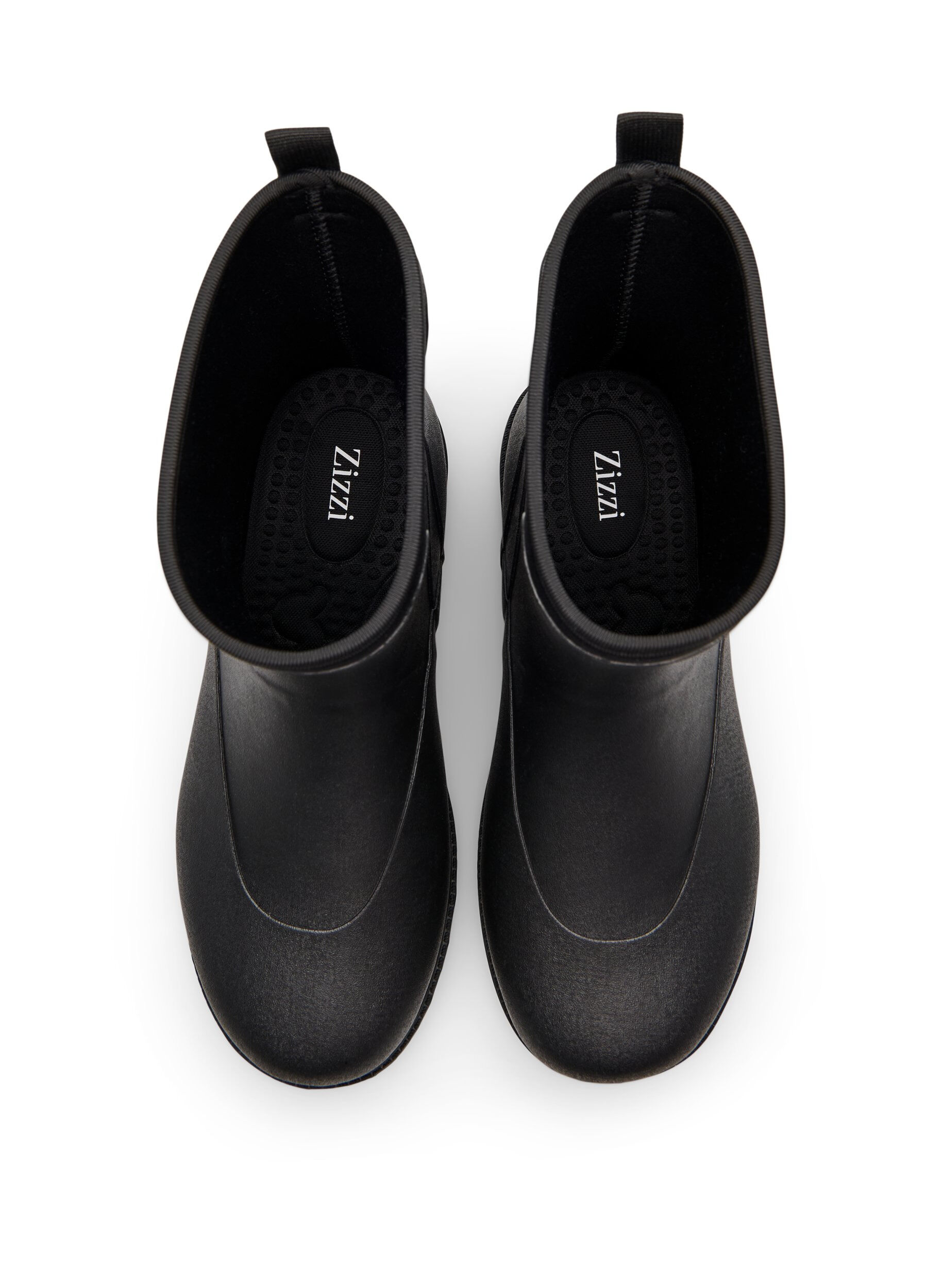 Zizzi Wide fit - Kort gummist&oslash;vle med elastisk neopren skaft, Black, Packshot image number 2