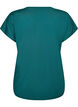 Ensfarvet tr&aelig;nings t-shirt, Gr&oslash;n, Packshot image number 1