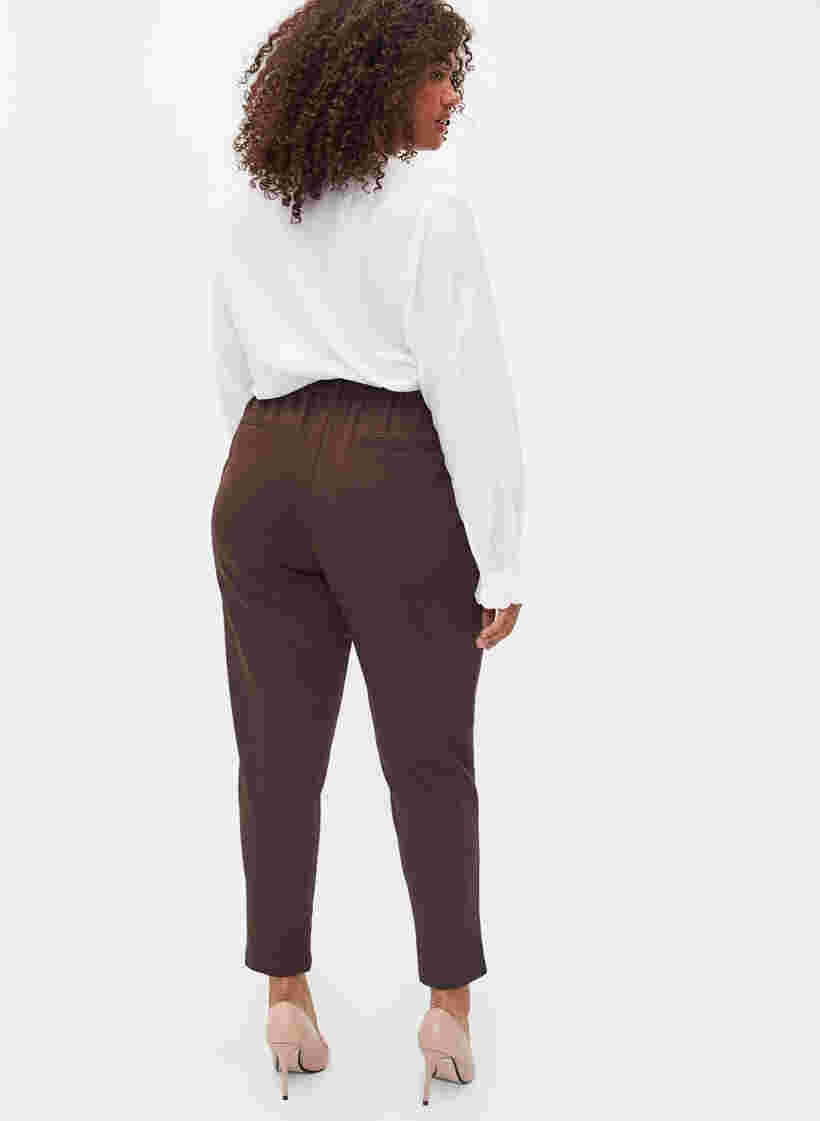 Cropped bukser med lommer, Coffee Bean, Model image number 1