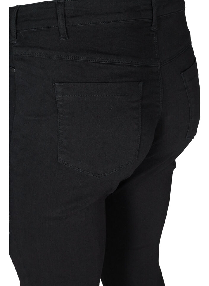 Jeggings i bomuldsblanding, Black, Packshot image number 3