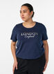 T-shirt med motiv, Bl&aring;, Model image number 0
