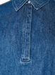 Denimbluse med ballonpasform, Bl&aring;, Packshot image number 2