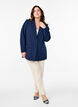 Klassisk blazer med knaplukning, Bl&aring;, Model image number 1
