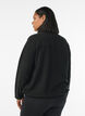 Fleece jakke med lommer, Sort, Model image number 2