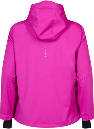 Sporty softshell jakke, Rose Violet, Packshot image number 1