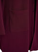 Lang blazer med lommer, R&oslash;d, Packshot image number 3