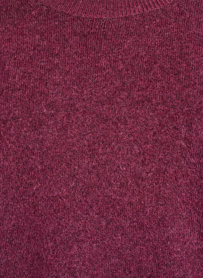L&oslash;s striktr&oslash;je med markante syninger, M&oslash;rk Bordeaux, Packshot image number 2