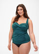 Draperet tankini, Grøn, Model image number 0