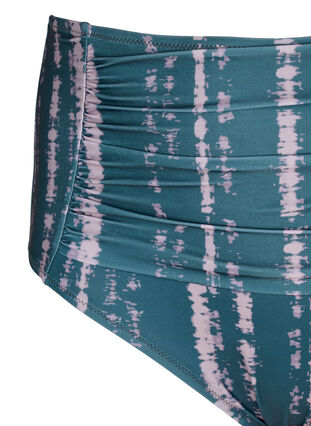 Ekstra højtaljet bikini underdel med print, Tie Dye AOP, Packshot image number 2