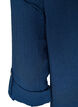 Tunika i bomuldsmusselin med broderi anglaise, Bl&aring;, Packshot image number 3