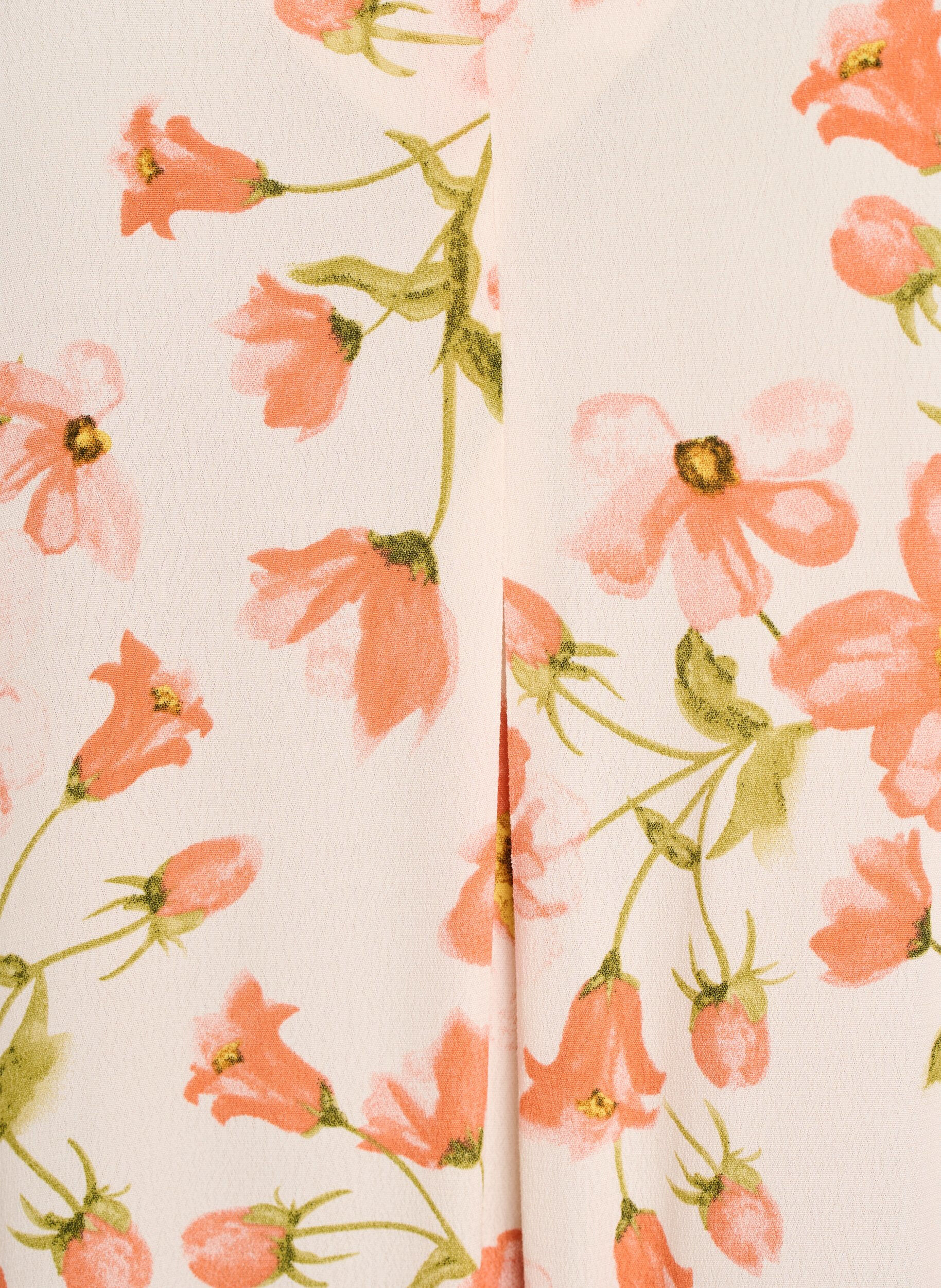 Zizzi Viskose kjole med A-form, Lyser&oslash;d, Packshot image number 2