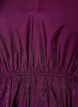 Glansfuld viskosebluse med peplum-effekt, Lilla, Packshot image number 2