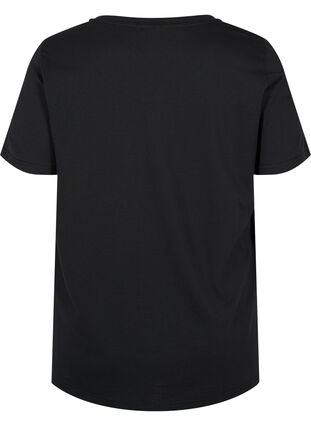 Bomulds t-shirt med tryk, Black Brooklyn, Packshot image number 1