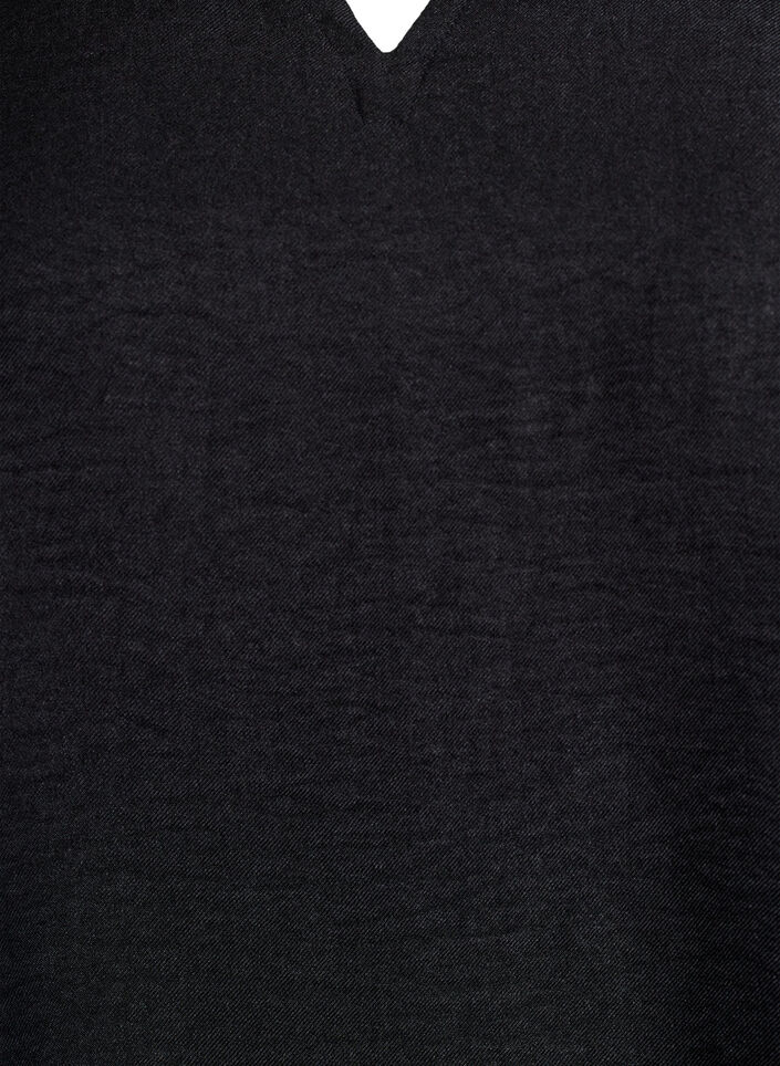 Tunika med V-hals, Sort, Packshot image number 2