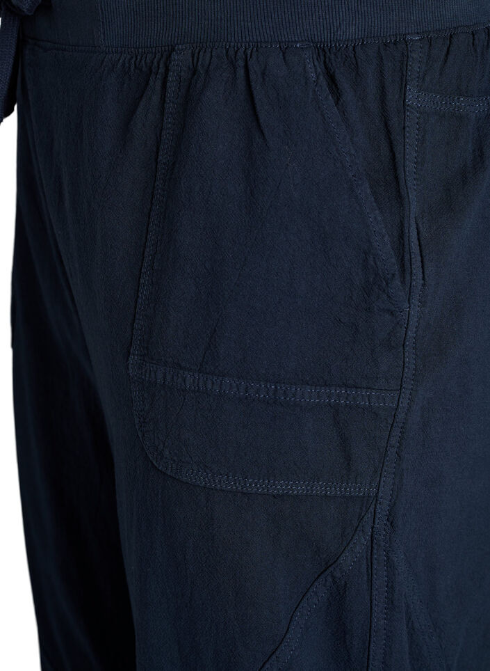 Knickers i bomuld, Bl&aring;, Packshot image number 2