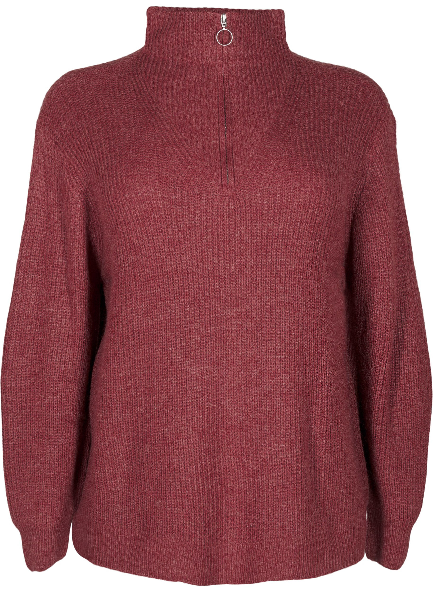 FLASH - Striktr&oslash;je med h&oslash;j hals og lynl&aring;s