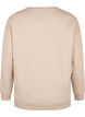 Sweatshirt med rund hals, Simply Taupe, Packshot image number 1