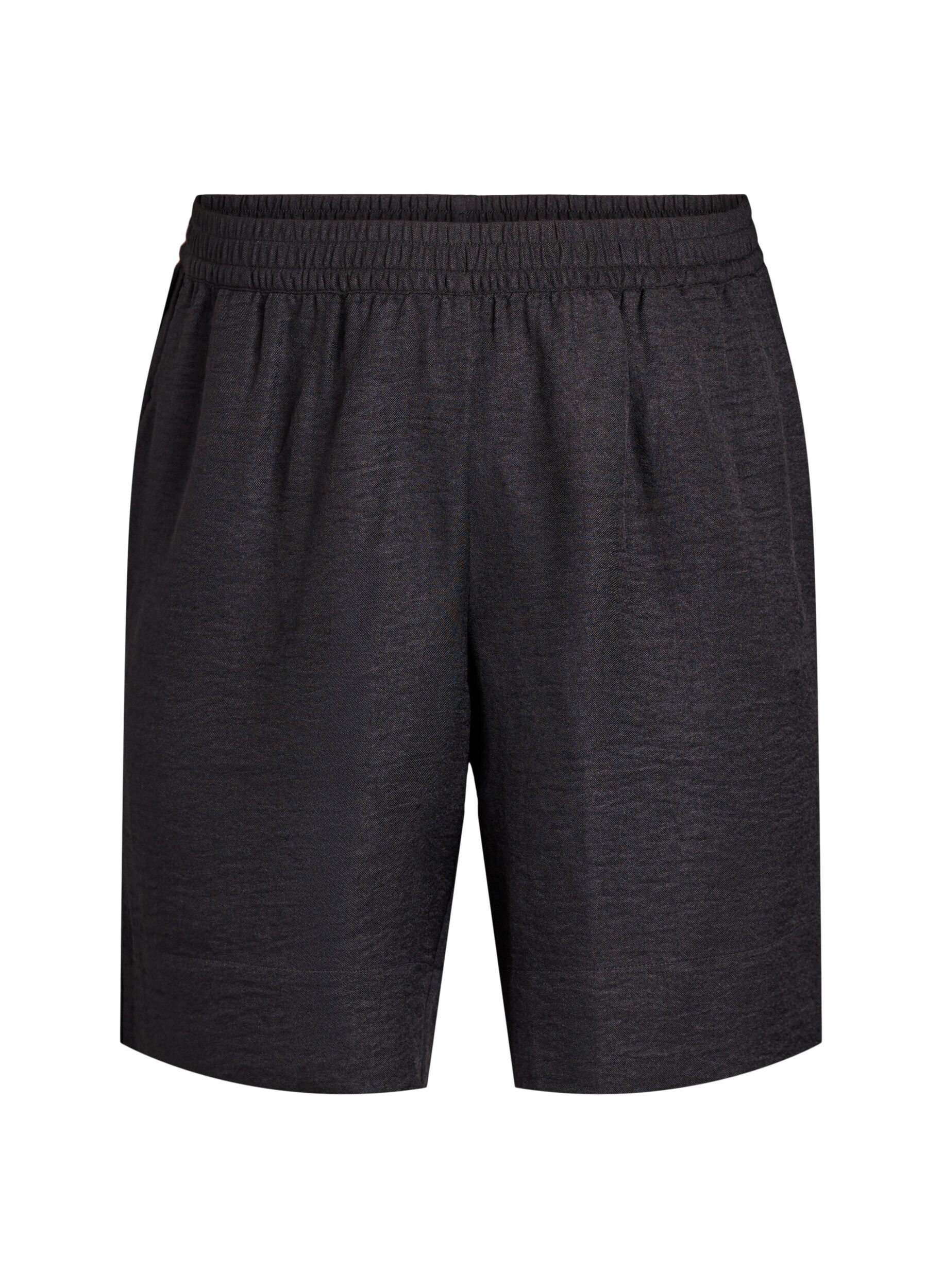 Shorts med lommer og h&oslash;j talje