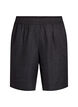 Shorts med lommer og h&oslash;j talje, Sort, Packshot image number 0