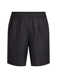 Shorts med lommer og h&oslash;j talje, Sort