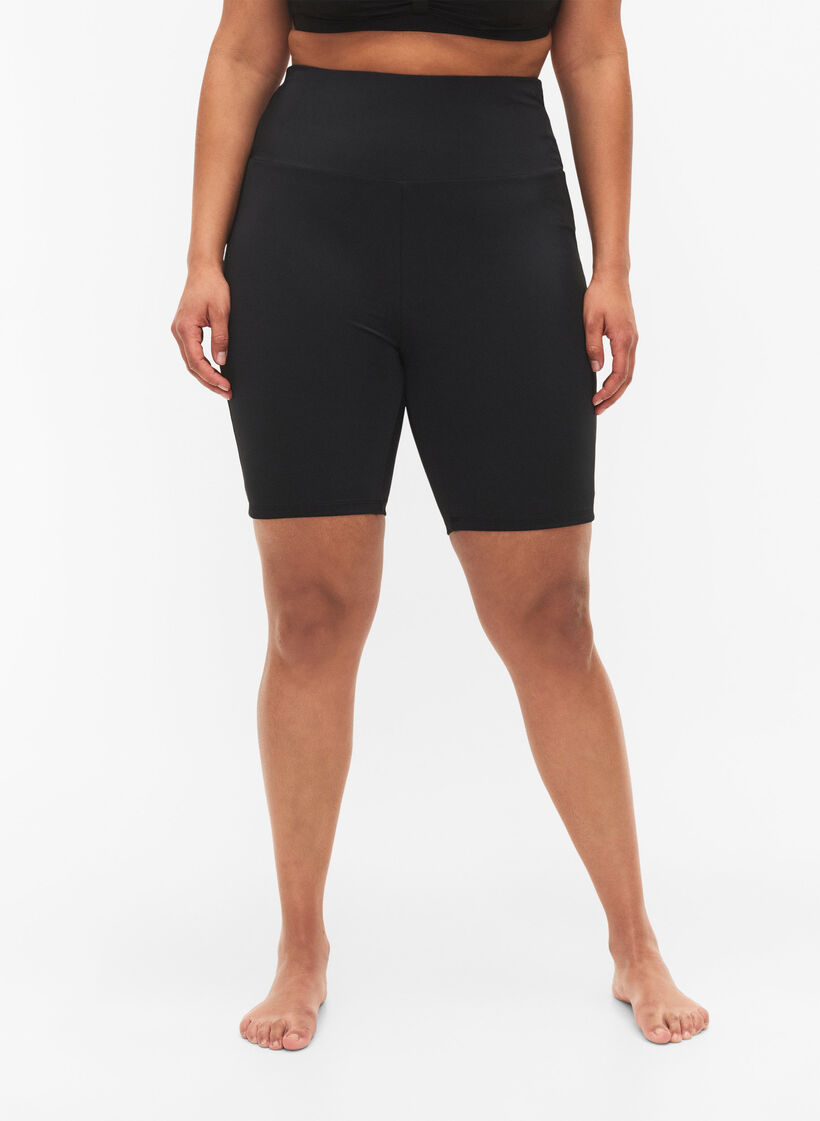 Lange badeshorts, Sort, Model image number 3