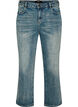 Kiana straight fit jeans med let slidt look, Bl&aring;, Packshot image number 0