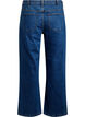 Wide leg jeans med høj talje, Blå, Packshot image number 1