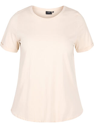 Basis t-shirt i bomuld, Fog, Packshot image number 0