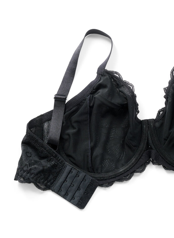 Full cover blonde bh, Sort, Packshot image number 3