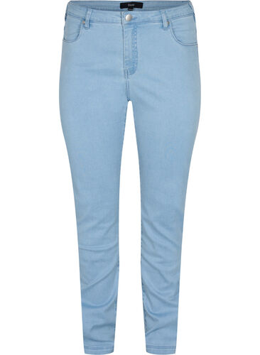 Slim fit Emily jeans med normal talje, Ex Lt Blue, Packshot image number 0