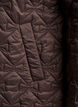 Let vatteret jakke med dekorativ quiltning, Brun, Packshot image number 3